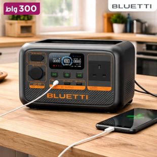 محطة طاقة متنقلة AC2P بقوة 300 واط من Bluetti