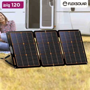 لوح طاقة شمسية متنقلة قوة 120 واط من FlexSolar
