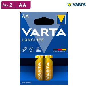 مجموعة من 2 بطارية Longlife حجم AA من VARTA