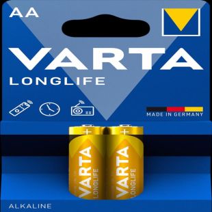 مجموعة من 2 بطارية Longlife حجم AA من VARTA