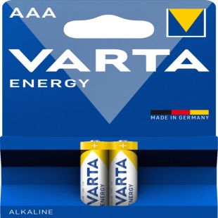 مجموعة من 2 بطارية Energy حجم AAA من VARTA