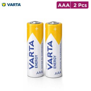 Pack of 2 Pcs Batteries AAA Energy by VARTA