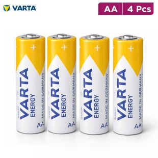 Pack of 4 Pcs Batteries AA Energy by VARTA
