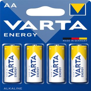 مجموعة من 4 بطاريات Energy حجم AA من VARTA