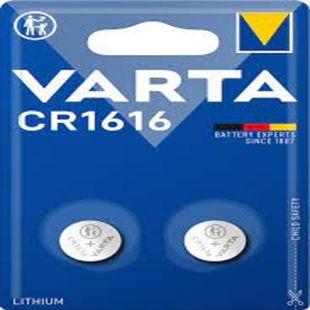 مجموعة من 2 بطارية ليثيوم CR1616 من VARTA