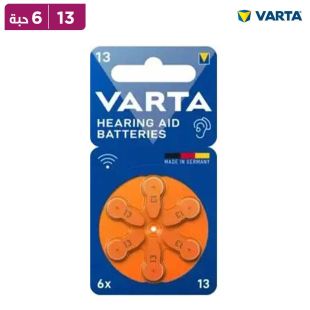 مجموعة من 6 بطاريات سماعات طبية قياس 13 من VARTA