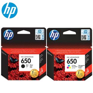 خرطوشة حبر HP 650 (ثلاثية الالوان أو أسود) من HP