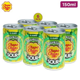 Chupa Sparkling Drink Sour Green Apple 150ml x 6