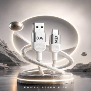 كيبل Ultra Flow من USB-A إلى USB-C بطول 1 متر 3 أمبير من NEO