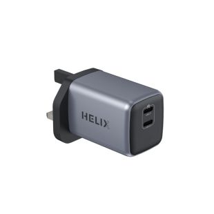 HELIX 45W Ultra Fast GaN Dual USB-C Wall Charger