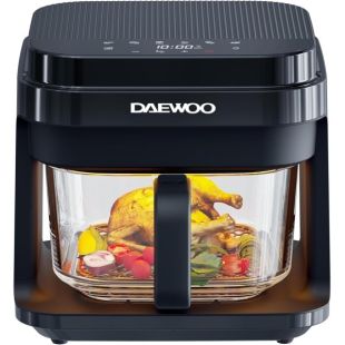 Glass Air Fryer 1200W 5.5L with Digital Panel by Daewoo