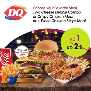 Choose your favorite Meal At Dairy Queen