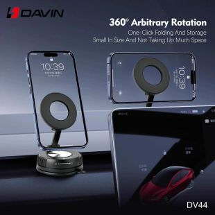 360 Degree Magnetic Vacuum Suction Phone Holder by Davin