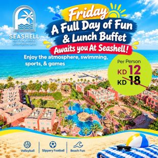 Every Friday | A Full Day of Fun + Lunch Buffet at Seashell Julaia