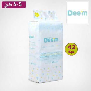 Deem Baby Tape Diaper 2 S (4-5)kg (42)pcs