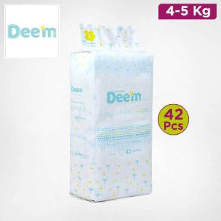 Deem Baby Tape Diaper 2 S (4-5)kg (42)pcs