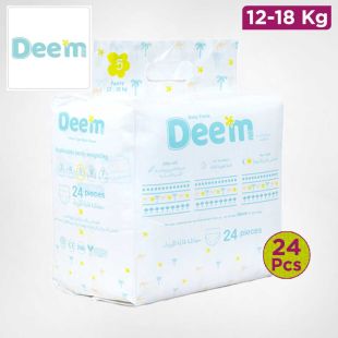 DEEM Baby Pull-Up Pants Size 5 XL (12–18kg) – 24pcs