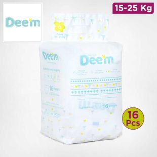 DEEM Baby Pull-Up Pants Size 6 XXL (15–25kg) – 16pcs