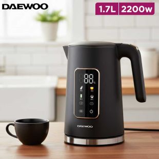 1.7L Digital Stainless Steel Kettle 2200W by Daewoo