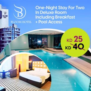 One-Night Stay for Two in a Deluxe Room with Breakfast at Bloom Hotel