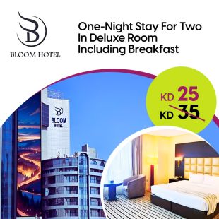 One-Night Stay for Two in a Deluxe Room with Breakfast at Bloom Hotel