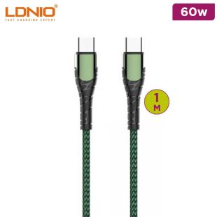 60W PD Fast Charging Cable Type-C to Type-C 1m by LDNIO