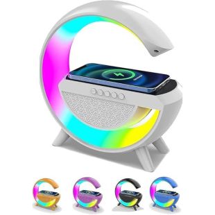 3 in 1 Bluetooth Speaker with Wireless Charger and RGB Light