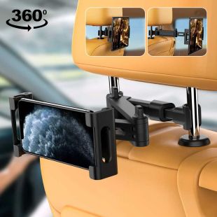 Adjustable 360° Rotate Car Tablet Bracket & Smartphone Mount