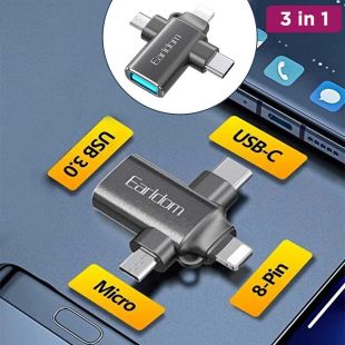 Earldom 3-in-1 OTG Converter