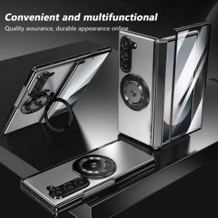 غطاء حماية مغناطيسي MagSafe مع غطاء شاشة لهاتف سامسونج جالكسي Z Fold 7