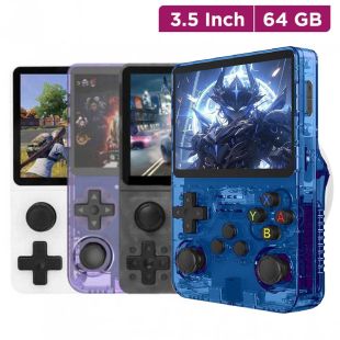 Retro Handheld Gaming Console with 3.5 Inch 64GB Storage1