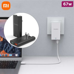 PD67W GaN Wall Charger with USB-C and USB-A Ports by Choetech