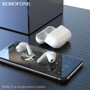 TWS Wireless Earbuds 300mAh with Siri Support by BOROFONE