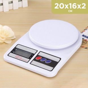 Digital Kitchen Scale - White by AIMZZ