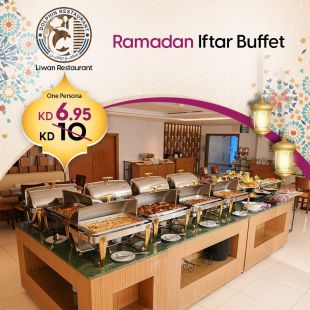 Special Iftar  Buffet at Dolphin Restaurant- Kuwait Continental Hotel