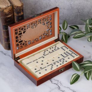 Domino Set with Wooden Box