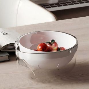 سلة تصفية مزدوجة الطبقات 30 × 22.5 × 12 سم