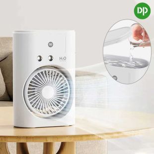 Rechargeable Mini Air Cooler Fan with Water Spray