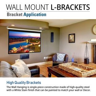 Adjustable Projector Screen Hanger 2 Pcs by SMQ