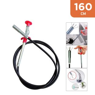 Drain Pipe Cleaning Spring Stick - 160cm