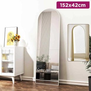 Standing Mirror With Metal Frame 152 x 42 cm