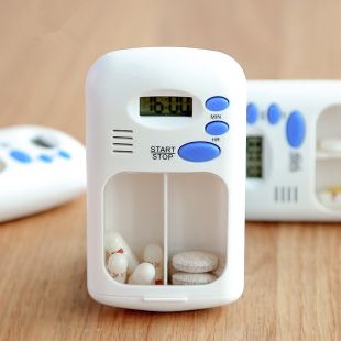 Portable Pill Reminder Drug with Alarm Timer