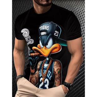 Duck Gang 3D Design Short Sleeve T-Shirt For Men