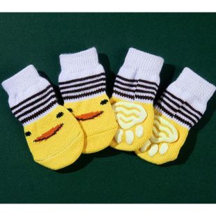 جوارب Duck عالية الجودة غير القابلة للانزلاق للحيوانات الأليفة