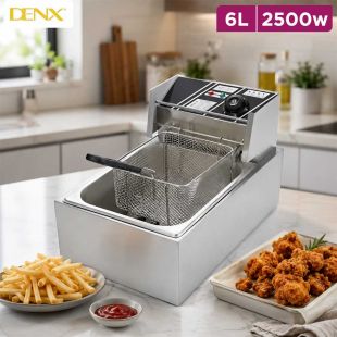 6L Electric Deep Fryer 2500W by Denx