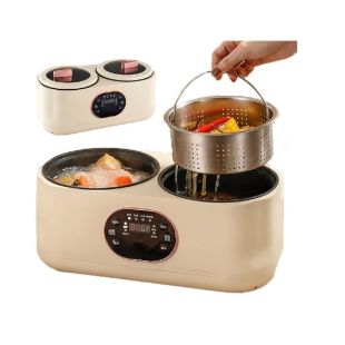 2L Digital Dual Electric Cooker 900W by DENX