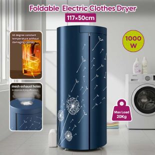 20 Kg Foldable Electric Clothes Dryer 1000W
