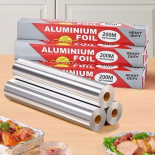 لفافة ورق ألومنيوم متعددة الاستخدامات 200 متر