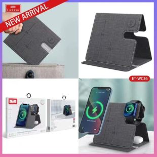 Earldom 3-in-1 Foldable 15W MagSafe Wireless Charging Stand