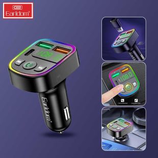 Earldom ET-M103 Wireless Bluetooth Car MP3 Player with 3.1A Fast Charging and FM Transmitter